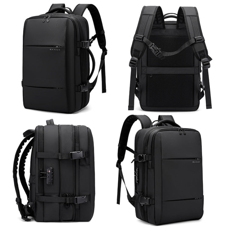 BANGE BG-3028 Men Shoulder Bag Vacuum Compression Large Capacity Expansion Leisure Backpacks(Gray)