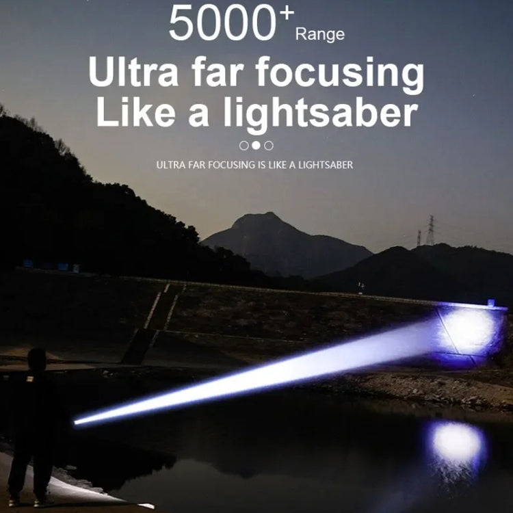 E-SMARTER A56 Outdoor High Brightness Laser Flashlight Telescopic Zoom Long Range Torch