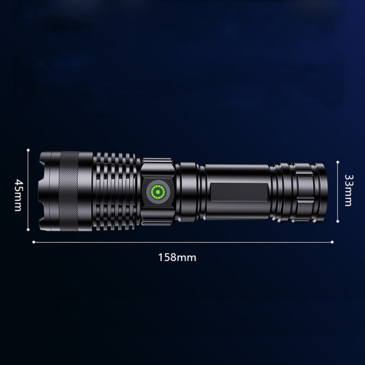 E-SMARTER A55 Outdoor High Brightness Laser Flashlight Telescopic Zoom Long Range Torch