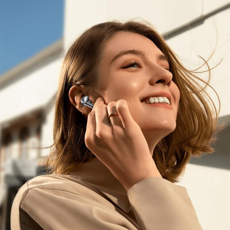 For Samsung Galaxy Buds3 Pro AhaStyle WG173 Earphone Silicone Earbuds, Size: M(Black)