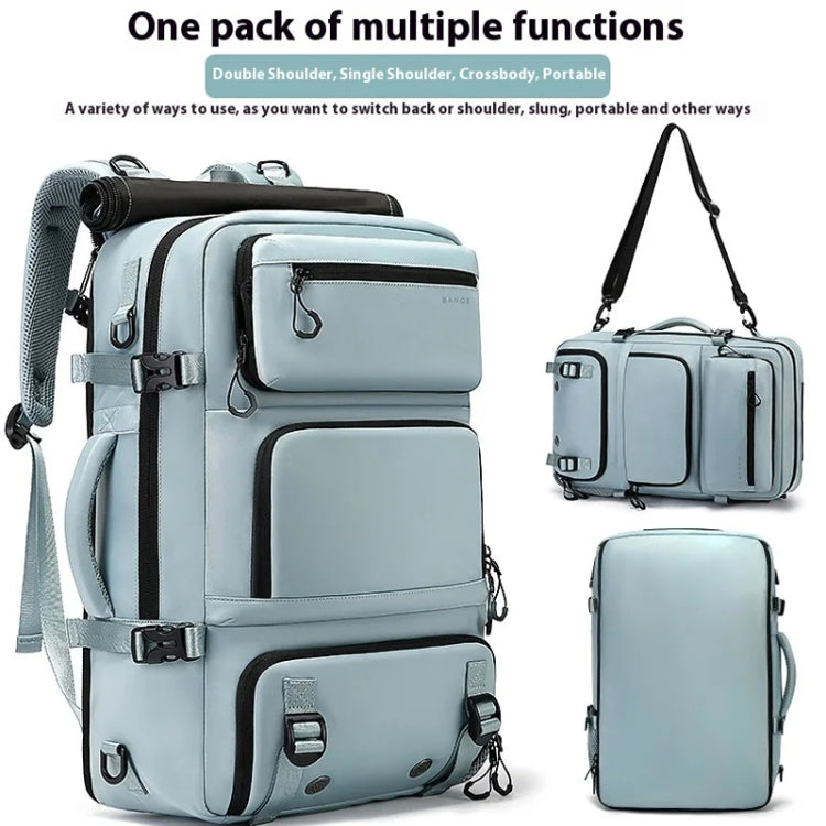 BANGE BG-1810 Travelling Shoulder Bag Large Capacity Lightweight Multifunctional Luggage Bag(Light Blue)