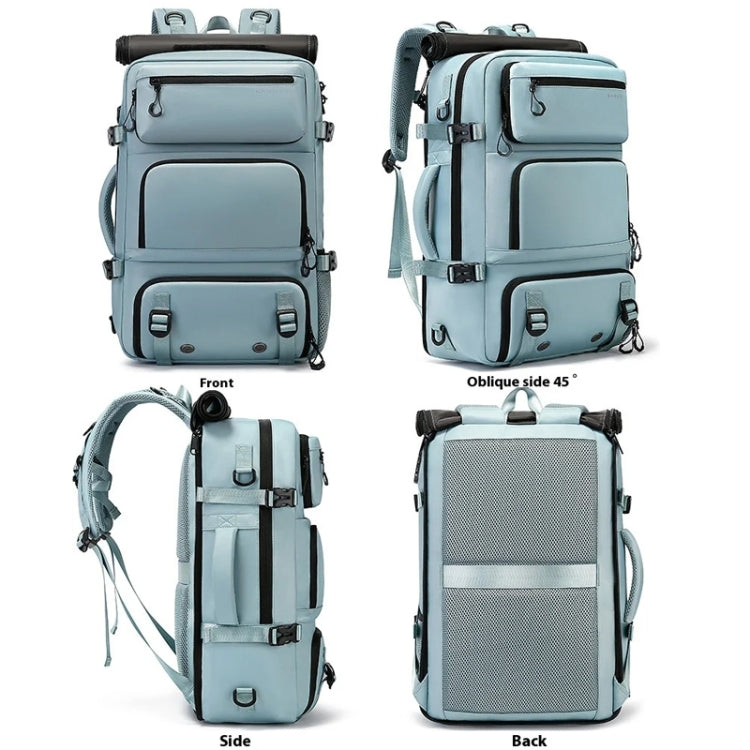BANGE BG-1810 Travelling Shoulder Bag Large Capacity Lightweight Multifunctional Luggage Bag(Light Blue)