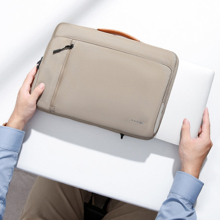 BANGE BG-6802 Laptop Bag Notebook Protective Case, Color: Khaki Small
