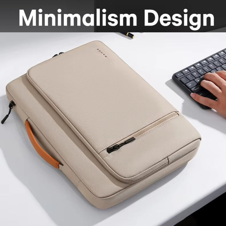 BANGE BG-6802 Laptop Bag Notebook Protective Case, Color: Khaki Large