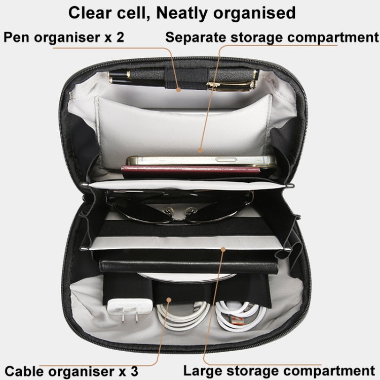 BANGE BG-6800 Digital Storage Bag Data Cable Electronic Accessory Organiser(Blue)