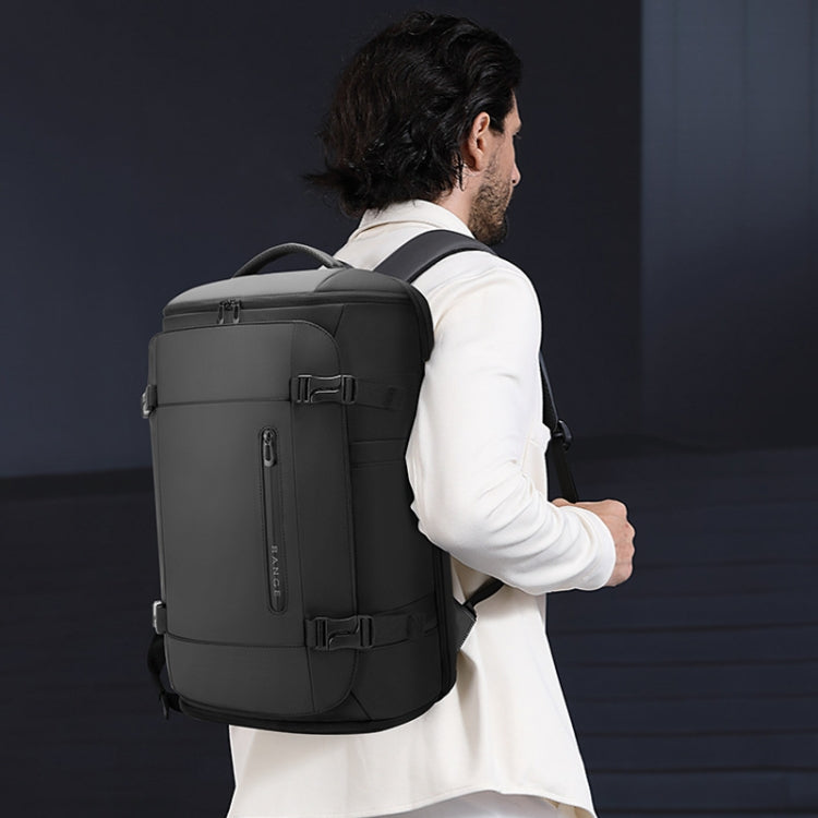 BANGE BG-3029 Large Capacity Sports Travelling Shoulder Bag Wet Dry Separation Lightweight Computer Bag(Black)