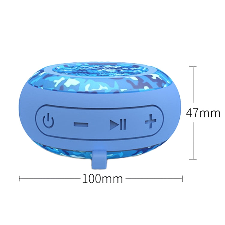 Cyboris IPX7 Waterproof Mini TWS Interconnected Water Floating Bluetooth Speaker(Blue)