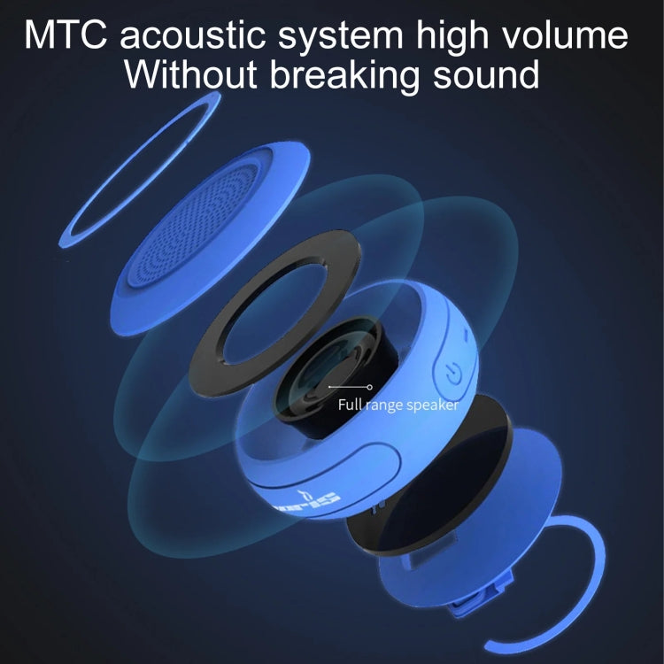 Cyboris IPX7 Waterproof Mini TWS Interconnected Water Floating Bluetooth Speaker(Black)