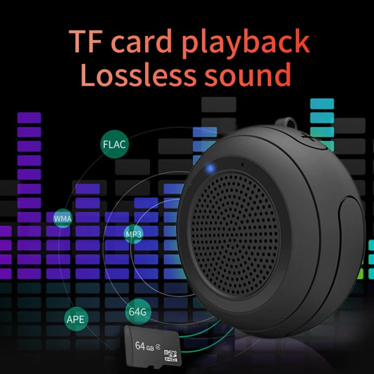 Cyboris IPX7 Waterproof Mini TWS Interconnected Water Floating Bluetooth Speaker(Black)