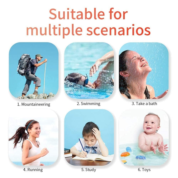 Cyboris IPX7 Waterproof Mini TWS Interconnected Water Floating Bluetooth Speaker(Blue)