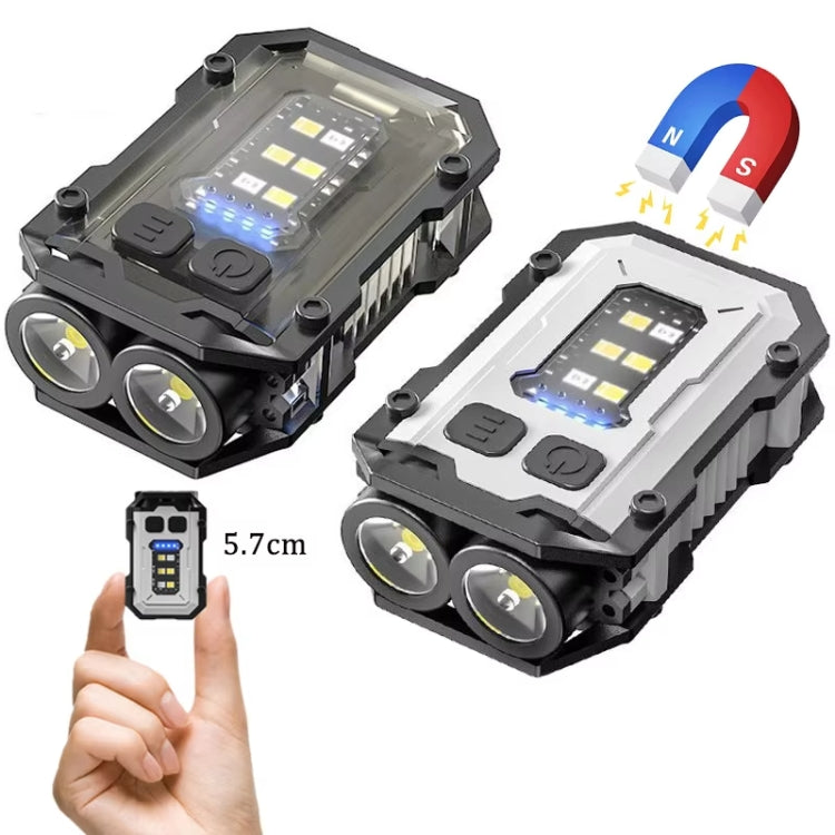 E-SMARTER YSD01 Outdoor Portable Mini Keychain Light Magnetic Anti Loss Auto Repair Light(Black)