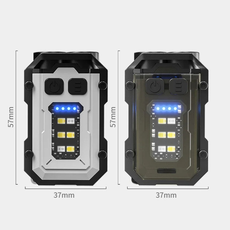 E-SMARTER YSD01 Outdoor Portable Mini Keychain Light Magnetic Anti Loss Auto Repair Light(Black)