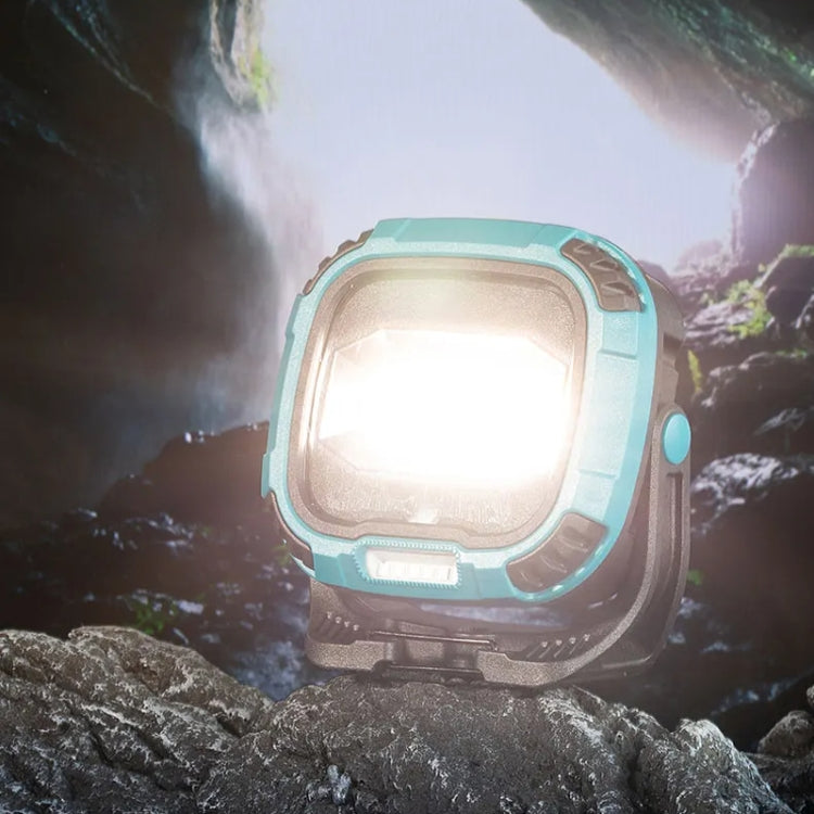 E-SMARTER W895-1 COB Portable Rechargeable Floodlight Work Light, Battery Not Included(Yellow)