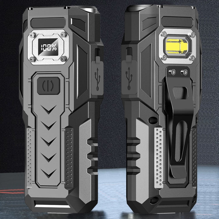 E-SMARTER BK08 Strong Mini Key Light Magnetic LCD Electric Display Dual Light Tool Lamp