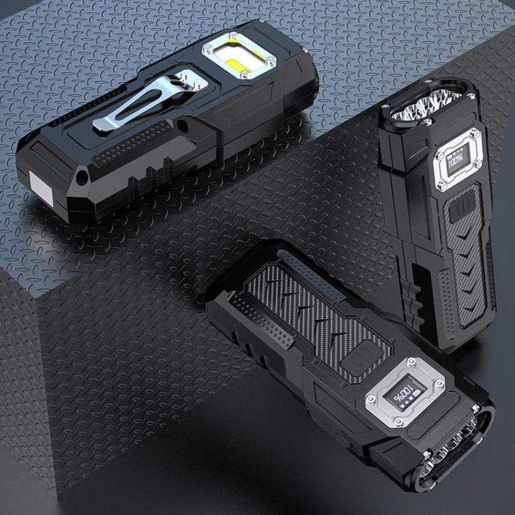 E-SMARTER BK08 Strong Mini Key Light Magnetic LCD Electric Display Dual Light Tool Lamp