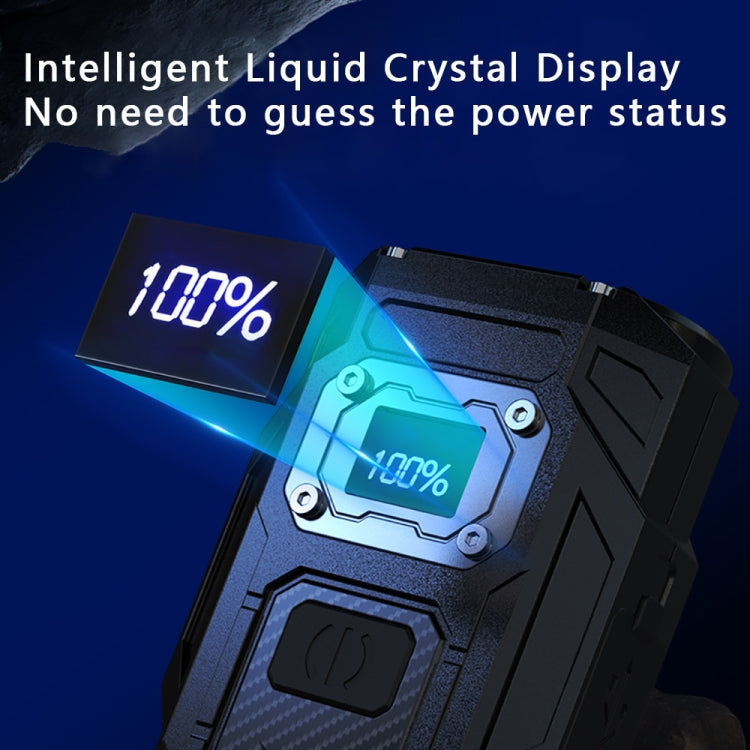 E-SMARTER BK08 Strong Mini Key Light Magnetic LCD Electric Display Dual Light Tool Lamp