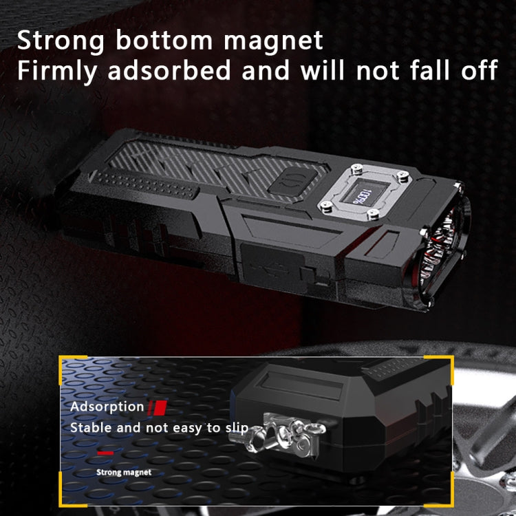 E-SMARTER BK08 Strong Mini Key Light Magnetic LCD Electric Display Dual Light Tool Lamp