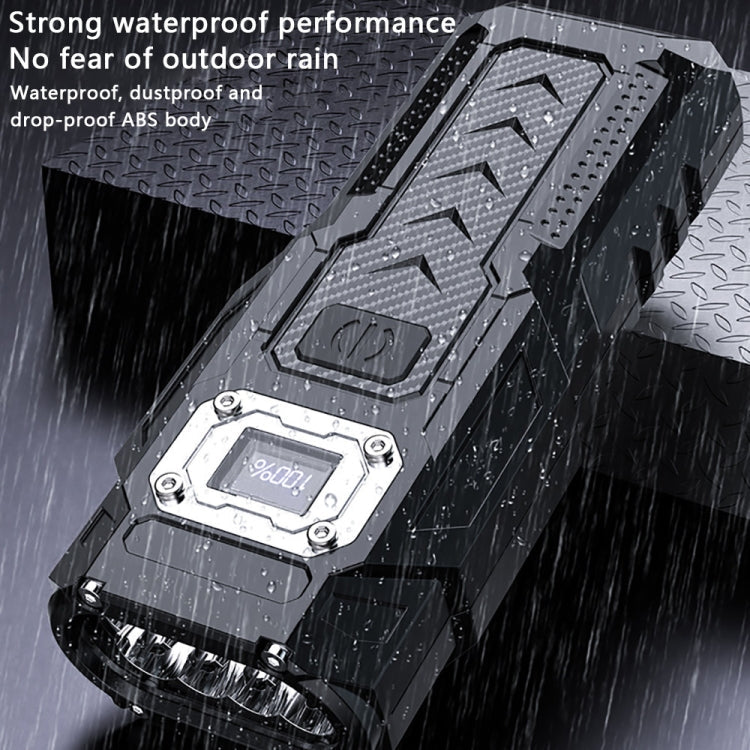 E-SMARTER BK08 Strong Mini Key Light Magnetic LCD Electric Display Dual Light Tool Lamp