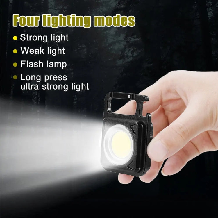 E-SMARTER W5134 Mini LED Glow Torch Strong Light Portable Keychain Light(Red)
