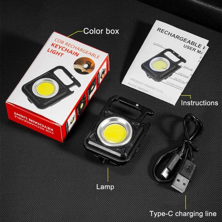 E-SMARTER W5134 Mini LED Glow Torch Strong Light Portable Keychain Light(Red)