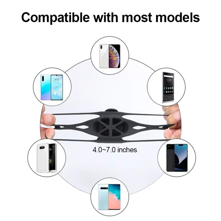 GUB P9 Bicycle Dragonfly Shape Silicone Phone Holder(Orange)