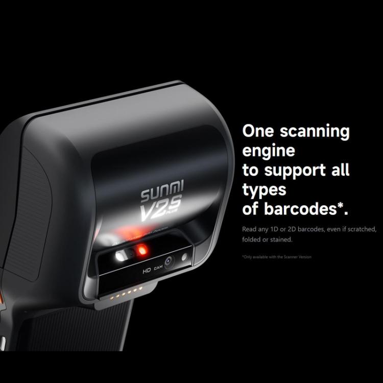 SUNMI V2s PLUS Handheld Cash Register With 80mm Printer Intelligent Mobile Terminal, Spec: 3+32G Scanner(US Plug)