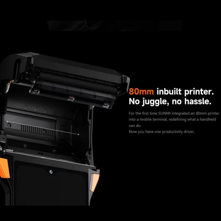 SUNMI V2s PLUS Handheld Cash Register With 80mm Printer Intelligent Mobile Terminal, Spec: 2+16G Standard(US Plug)