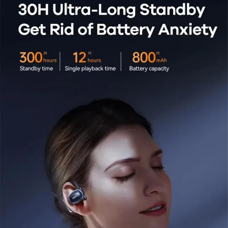 REMAX OpenBuds P5 PRO Air Conduction Hanging Ear Bluetooth Earphone ENC Sports Noise Reduction Earphone(White)