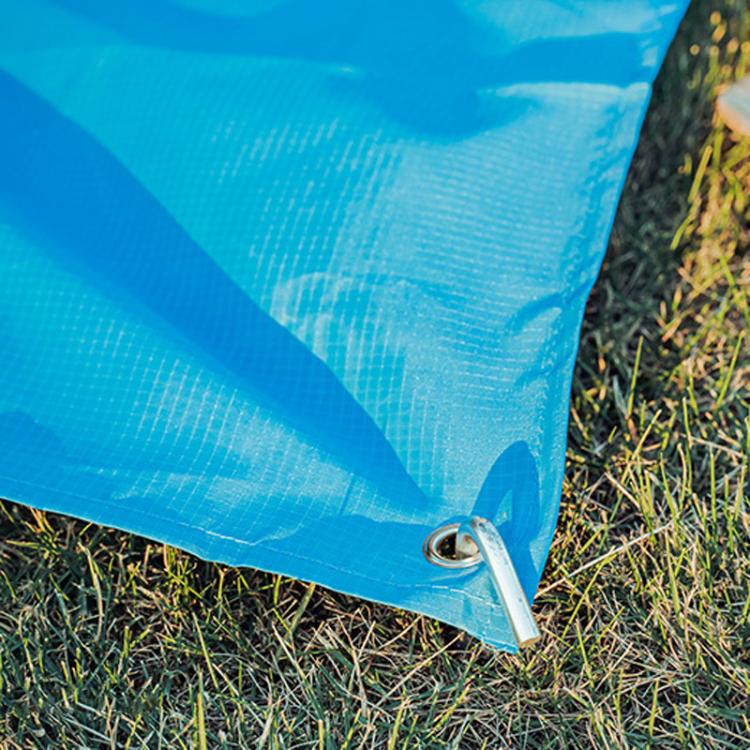 AOTU AT6238 153x143cm Ultra-thin Pocket Moisture Resistant Beach Mat Foldable Portable Picnic Mat(Blue)