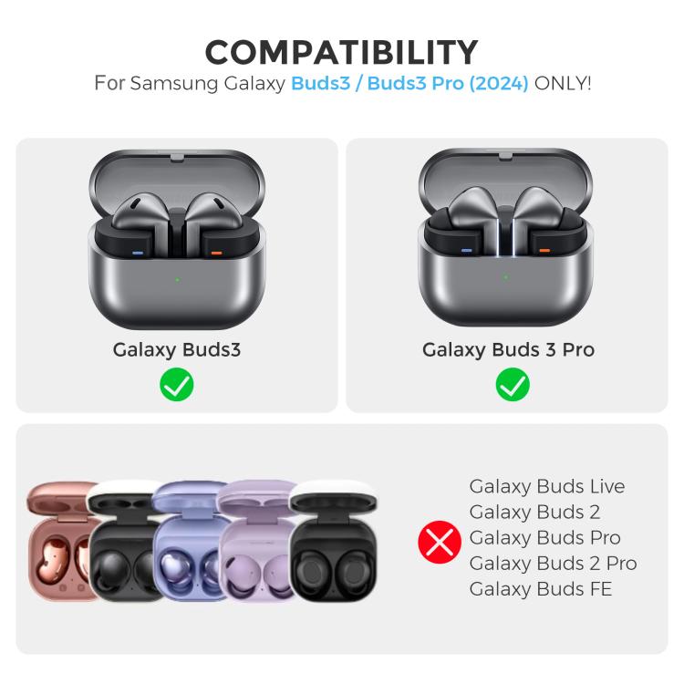 For Samsung Galaxy Buds3 / 3 Pro AhaStyle WG170 Bluetooth Earphone Silicone Protective Case(Pink)