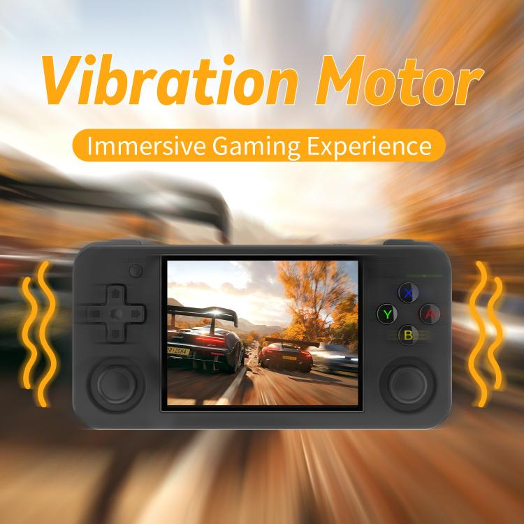ANBERNIC RG35XXH Open Source Wireless Handheld Game Console, Memory: Standard+64G(Black)