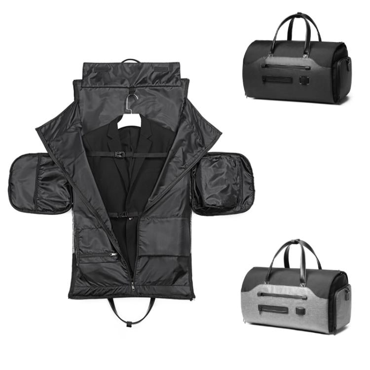 Ozuko 20 Inch Travel Business Foldable Waterproof Handbag(Black)