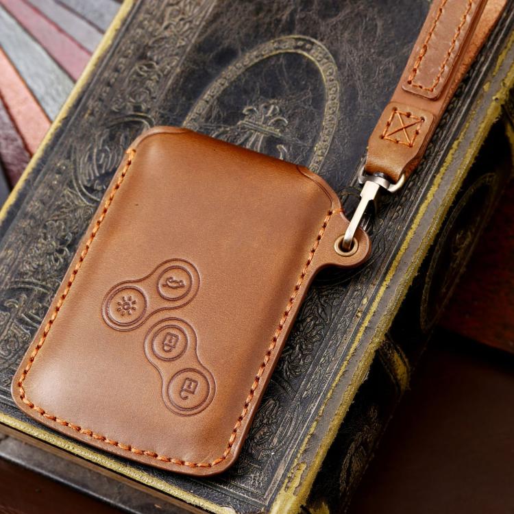 Hallmo For Renault Car Key Protective Cover Key Storage Bag, Color: C199 Brown