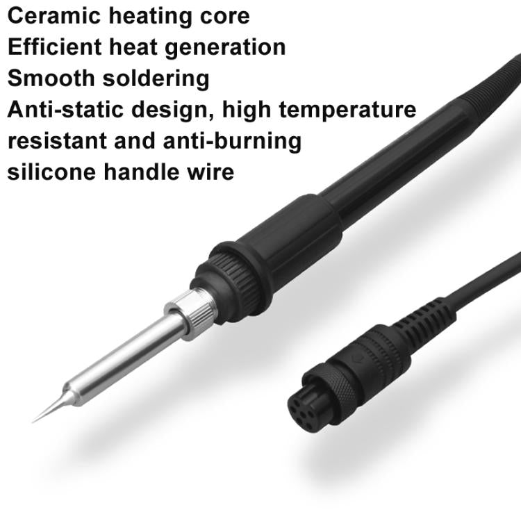 SUGON 202 2 In 1 Soldering Iron Dual Display Cell Phone Repair Hot Air Thermostat Soldering Station Combination Set EU Plug