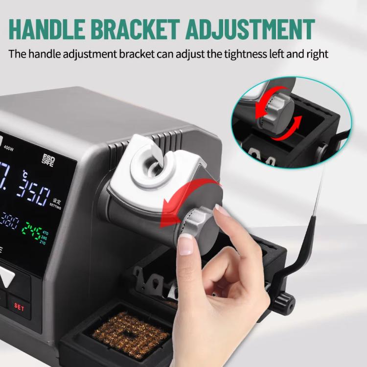 SUGON T61+T245 Handle+245 Tips x 3 Precision Soldering Station 400W High Power Soldering Iron(US Plug)
