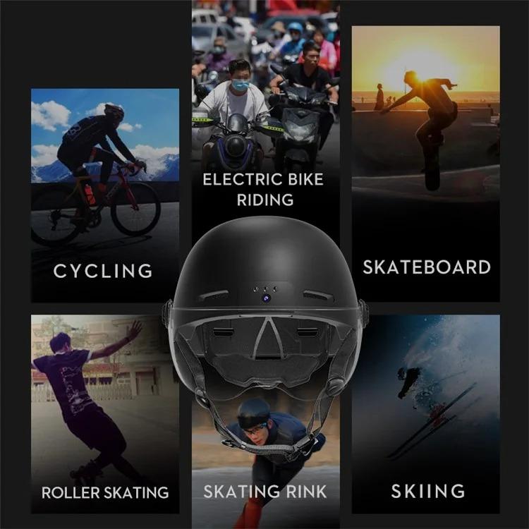 Anytek RAW2 Smart Helmet Recorder Cycling Head Mounted Outdoor Anti-Shake Sports Camera(Yellow)