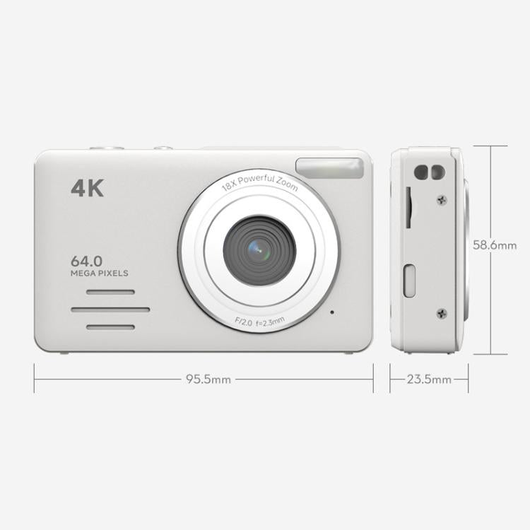 Anytek S7 4K HD Digital Camera Self-Timer Travel Camera Student Kids Card Camera(Pink)