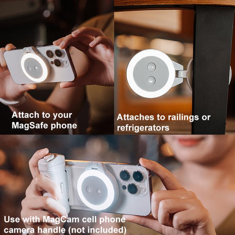 PGYTECH P-PG-012 Cell Phone Magnetic Fill Light MagSafe Live Photo Shooting Photography Lights(Black)