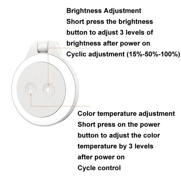 PGYTECH P-PG-012 Cell Phone Magnetic Fill Light MagSafe Live Photo Shooting Photography Lights(Gray)