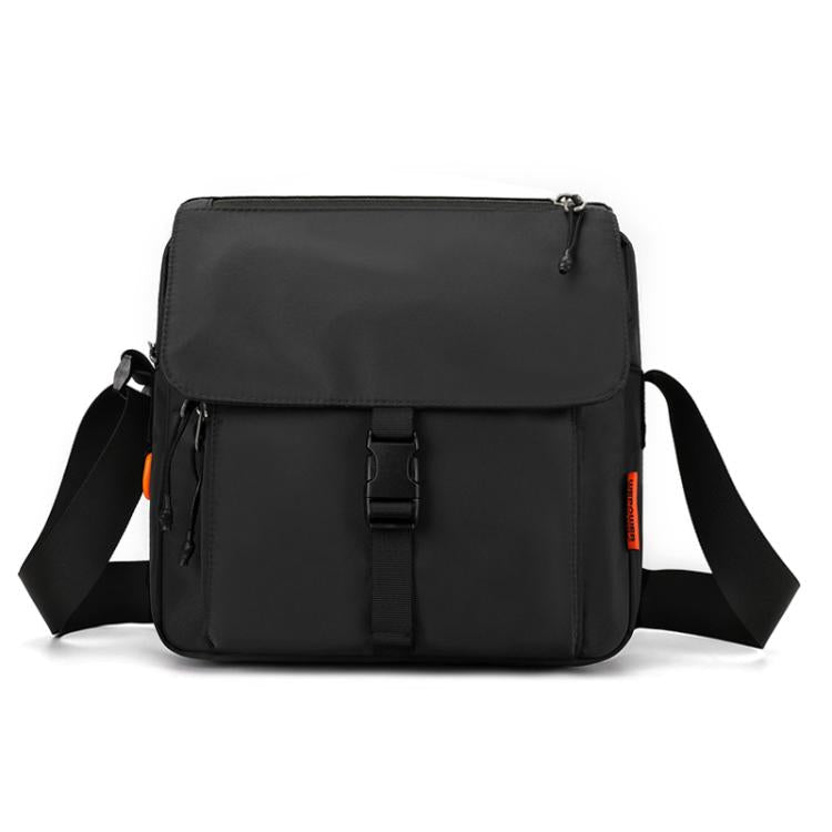 WEPOWER Casual Men Women Unisex Crossbody Bag Waterproof Couple Shoulder Bag(Black)
