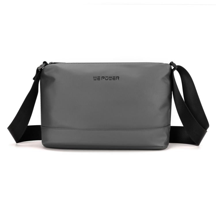 WEPOWER Simple Shoulder Bag For Men Light Casual Commuter Messenger Pack(Gray)