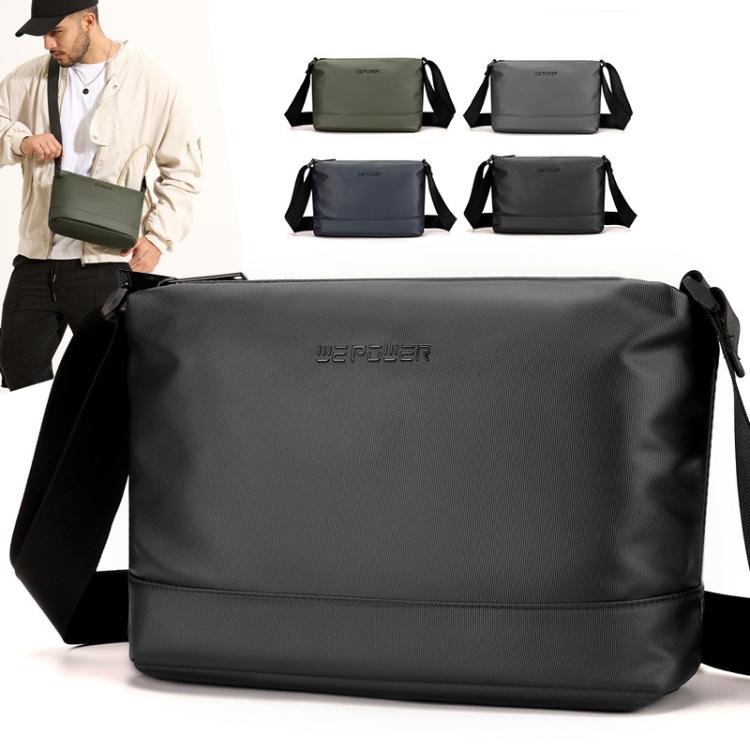 WEPOWER Simple Shoulder Bag For Men Light Casual Commuter Messenger Pack(Gray)