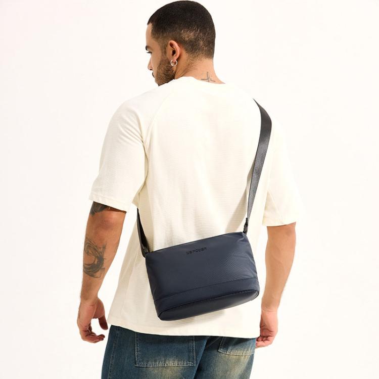 WEPOWER Simple Shoulder Bag For Men Light Casual Commuter Messenger Pack(Gray)