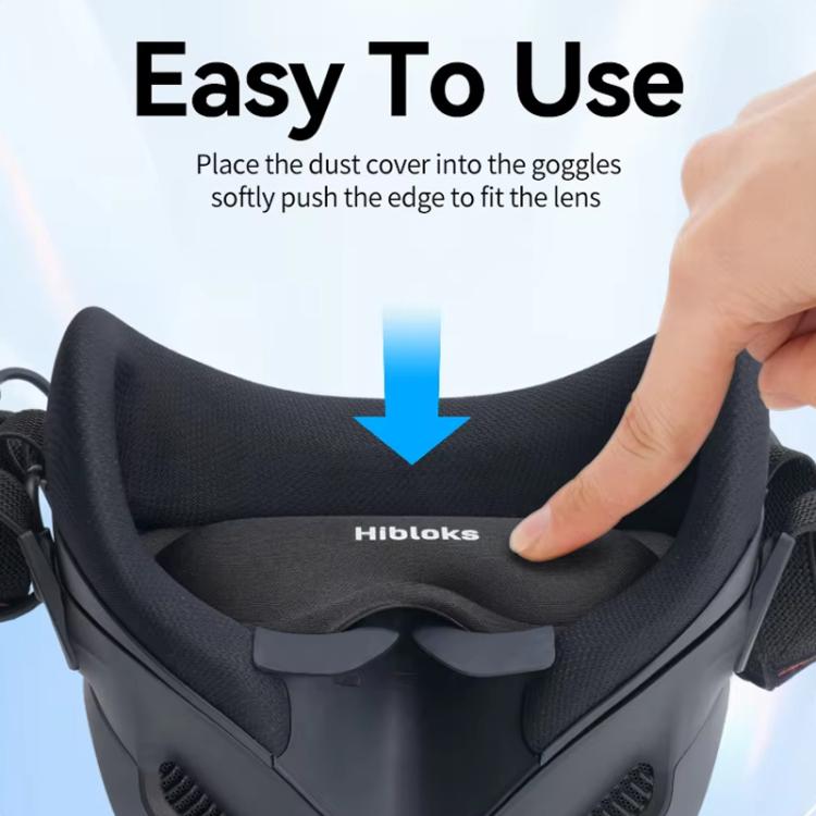 Hibloks Aviator Glasses Light Cover Head-Up Display Dust Protector for DJI N3 / Oculus Quest / Pico 3