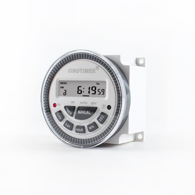 SINOTIMER TM-619sH-4 12VDC 10A Digital 7-Day Timer Switch Second Control Timer