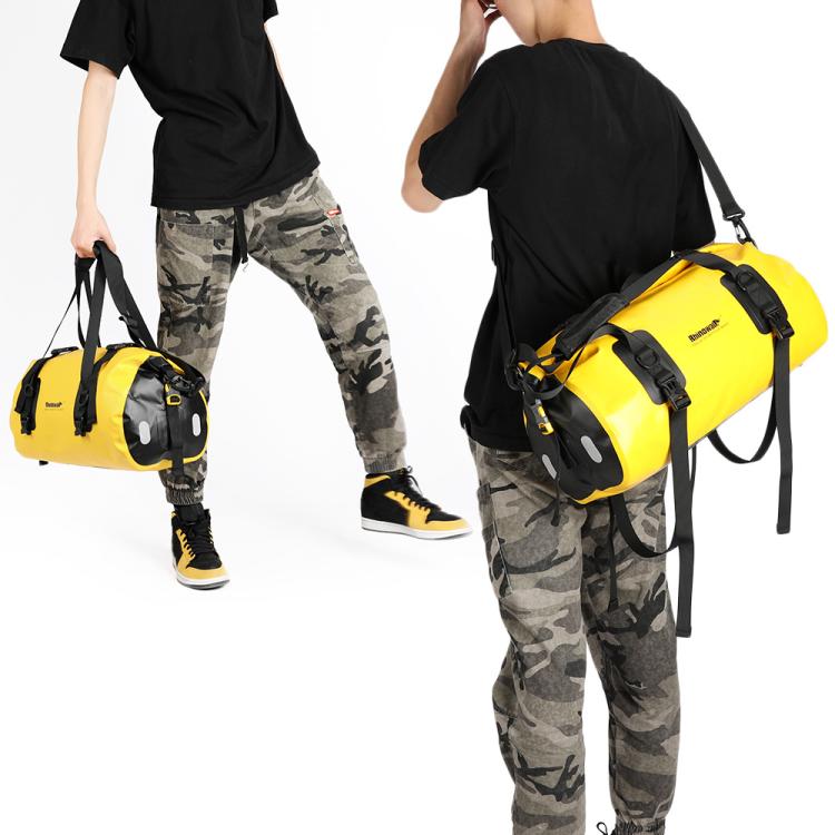 Rhinowalk RK19660 Multifunctional Waterproof Bicycle Rack Saddle Bag Outdoor Travel Bag(Black)
