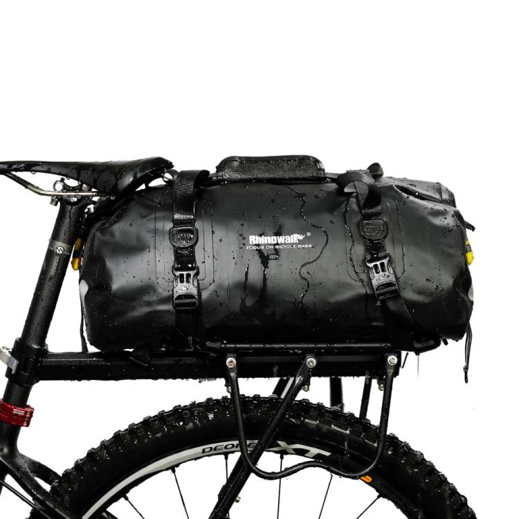 Rhinowalk RK19660 Multifunctional Waterproof Bicycle Rack Saddle Bag Outdoor Travel Bag(Orange)
