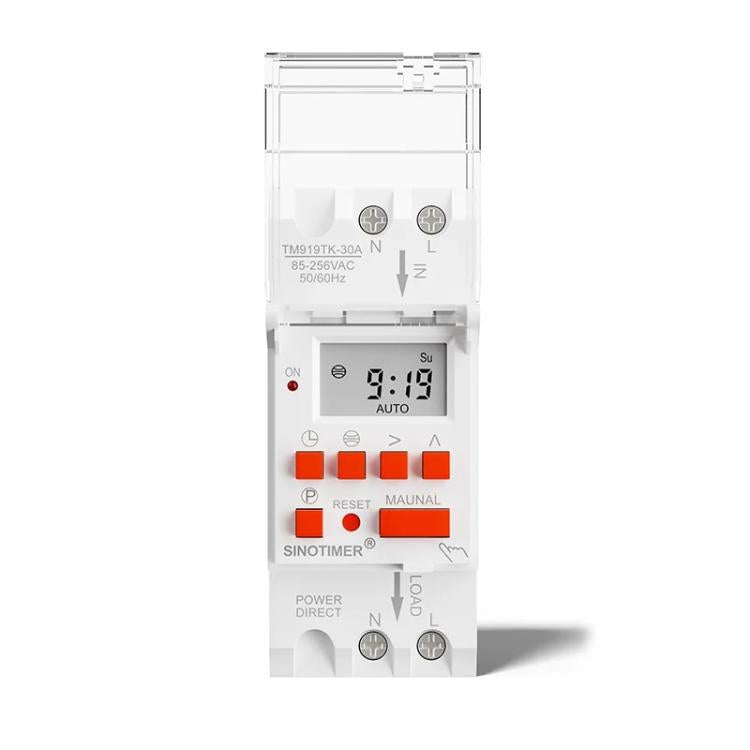 SINOTIMER  TM919TK-30A 85-265VAC Astronomical Time Switch For Automatic Calculation Of Sunrise And Sunset In Latitude And Longitude