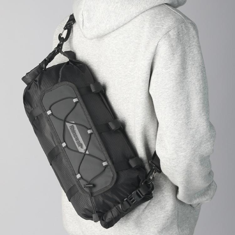 Rhinowalk RK9300 Large-capacity Waterproof Outdoor Cycling Front Bag Bicycle Hanging Bag(Gray)