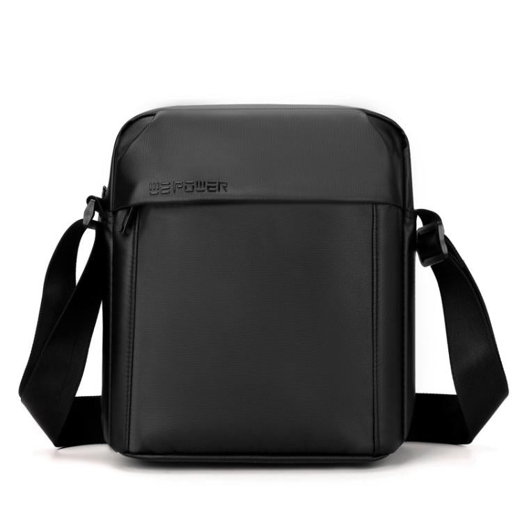 WEPOWER Men Messenger Bag Large Capacity Leisure Shoulder Bag For Travel Commuting(Black)